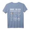 Dinge, die ich in meiner Freizeit mache - Lustiges Dartspiel T-Shirt für Dartspieler, Turniere & Kneipensport mit Bier