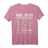 Dinge, die ich in meiner Freizeit mache - Lustiges Dartspiel T-Shirt für Dartspieler, Turniere & Kneipensport mit Bier