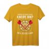 Dartspieler T-Shirt für Männer & Frauen – Dart Kneipe & Dartboard Design, Vintage Dartspiel, Geschenkidee für Dartfans