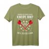 Dartspieler T-Shirt für Männer & Frauen – Dart Kneipe & Dartboard Design, Vintage Dartspiel, Geschenkidee für Dartfans