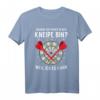Dartspieler T-Shirt für Männer & Frauen – Dart Kneipe & Dartboard Design, Vintage Dartspiel, Geschenkidee für Dartfans