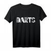 Dartspieler T-Shirt - Klassisch geschnitten, doppelt genähter Saum, ideales Geschenk für Dartfans und Hobbyspieler