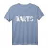 Dartspieler T-Shirt - Klassisch geschnitten, doppelt genähter Saum, ideales Geschenk für Dartfans und Hobbyspieler