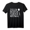 Lustiges Dart T-Shirt für Männer – Zielen, Werfen, Fluchen Geschenk für Dartfans zu Weihnachten & Geburtstag