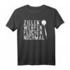 Lustiges Dart T-Shirt für Männer – Zielen, Werfen, Fluchen Geschenk für Dartfans zu Weihnachten & Geburtstag
