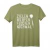 Lustiges Dart T-Shirt für Männer – Zielen, Werfen, Fluchen Geschenk für Dartfans zu Weihnachten & Geburtstag