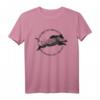 Eat More Fast Food Lustiges Wildschwein Jäger Geschenk T-Shirt – Perfekt für Jäger & Fleischliebhaber, humorvolles Wildschwein-Design