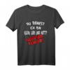 Lustiges T-Shirt mit Spruch: Du denkst ich bin klein lieb & nett, Böser Fehler, Humorvolles Halbarm-Shirt für Spaß und Ironie
