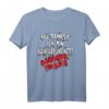 Lustiges T-Shirt mit Spruch: Du denkst ich bin klein lieb & nett, Böser Fehler, Humorvolles Halbarm-Shirt für Spaß und Ironie