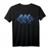 Wald Natur Quadrat Minimalismus T-Shirt – Stylisches, klassisches Design mit Geometrie und Naturmotiven