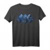 Wald Natur Quadrat Minimalismus T-Shirt – Stylisches, klassisches Design mit Geometrie und Naturmotiven