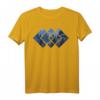 Wald Natur Quadrat Minimalismus T-Shirt – Stylisches, klassisches Design mit Geometrie und Naturmotiven