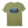 Wald Natur Quadrat Minimalismus T-Shirt – Stylisches, klassisches Design mit Geometrie und Naturmotiven