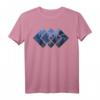Wald Natur Quadrat Minimalismus T-Shirt – Stylisches, klassisches Design mit Geometrie und Naturmotiven