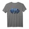 Wald Natur Quadrat Minimalismus T-Shirt – Stylisches, klassisches Design mit Geometrie und Naturmotiven