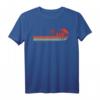 Santa Cruz California Retro Vintage Sonnenuntergang Strand T-Shirt - Perfekt für Surfer, Beach Fans & Sommerurlauber im Retro Look
