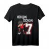 Kinder 7. Geburtstag Fußball T-Shirt für Jungen - Cooles Geschenk mit Dab Pose, Fußball und Zahl 7 für Geburtstag & Schule