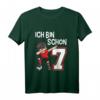 Kinder 7. Geburtstag Fußball T-Shirt für Jungen - Cooles Geschenk mit Dab Pose, Fußball und Zahl 7 für Geburtstag & Schule