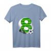 Kinder Fußball T-Shirt zum 8. Geburtstag – Schönes Fußball Motiv, perfekt als Geschenkidee für kleine Hobbyfußballer und Geburtstagsfeier