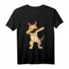 Dabbing Deutscher Schäferhund Dab Tanz T-Shirt – Lustiges Geschenk zum Geburtstag & Weihnachten für Hundeliebhaber