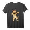 Dabbing Deutscher Schäferhund Dab Tanz T-Shirt – Lustiges Geschenk zum Geburtstag & Weihnachten für Hundeliebhaber