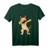 Dabbing Deutscher Schäferhund Dab Tanz T-Shirt – Lustiges Geschenk zum Geburtstag & Weihnachten für Hundeliebhaber