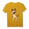 Dabbing Deutscher Schäferhund Dab Tanz T-Shirt – Lustiges Geschenk zum Geburtstag & Weihnachten für Hundeliebhaber