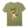 Dabbing Deutscher Schäferhund Dab Tanz T-Shirt – Lustiges Geschenk zum Geburtstag & Weihnachten für Hundeliebhaber