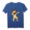 Dabbing Deutscher Schäferhund Dab Tanz T-Shirt – Lustiges Geschenk zum Geburtstag & Weihnachten für Hundeliebhaber