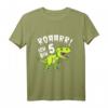 Kinder Dino Geburtstag Shirt - Roar Ich bin 5 Jahre Dinosaurier T-Shirt für Jungen und Mädchen, perfektes Geburtstags- und Weihnachtsgeschenk