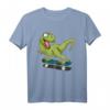 Dinosaurier Skateboard T-Rex Skater T-Shirt – Stylisches Streetwear für Dino- und Skater-Fans