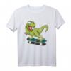 Dinosaurier Skateboard T-Rex Skater T-Shirt – Stylisches Streetwear für Dino- und Skater-Fans