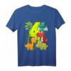 Kinder Dino T-Shirt zum 4. Geburtstag für Jungen und Mädchen - Lustiges Dinosaurier Design für Kindergeburtstag, Einschulung & Geschenk