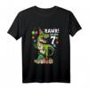 Kinder Geburtstagsshirt 7 Jahre Junge Dinosaurier Dino - Lustiges Dinosaurier T-Shirt zum 7. Geburtstag als Geschenkidee für Dino-Liebhaber