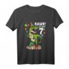 Kinder Geburtstagsshirt 7 Jahre Junge Dinosaurier Dino - Lustiges Dinosaurier T-Shirt zum 7. Geburtstag als Geschenkidee für Dino-Liebhaber