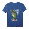 Kinder Geburtstagsshirt 7 Jahre Junge Dinosaurier Dino - Lustiges Dinosaurier T-Shirt zum 7. Geburtstag als Geschenkidee für Dino-Liebhaber