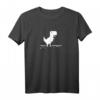 T-Rex Geek Dinosaurier Pixel Art T-Shirt – Lustiges Programmierer & Entwickler Geschenk für Nerds, Webprofis & Dinosaurier-Fans
