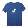 T-Rex Geek Dinosaurier Pixel Art T-Shirt – Lustiges Programmierer & Entwickler Geschenk für Nerds, Webprofis & Dinosaurier-Fans