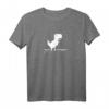 T-Rex Geek Dinosaurier Pixel Art T-Shirt – Lustiges Programmierer & Entwickler Geschenk für Nerds, Webprofis & Dinosaurier-Fans
