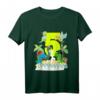 Kinder Piraten Dino T-Shirt für 5-jährige Jungen - Lustiges Dinosaurier Design zum Geburtstag, Schule & Kindergarten