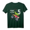Kinder Geburtstag T-Shirt für 5 Jahre Dinosaurier & Monster Truck – Buntes Geschenk für Jungen & Mädchen