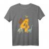Kinder Geburtstagsshirt 4 Jahre Junge Dinosaurier Dino T-Shirt - Lustiges Dino T-Shirt für den besonderen Geburtstag