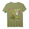 Kinder Geburtstag Shirt für 6-Jährige Junge mit Dinosaurier Motiv - Klassisch geschnitten, langlebig & perfekt als Geschenk