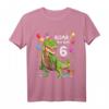 Kinder Geburtstag Shirt für 6-Jährige Junge mit Dinosaurier Motiv - Klassisch geschnitten, langlebig & perfekt als Geschenk