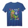 Kinder Geburtstag Shirt für 6-Jährige Junge mit Dinosaurier Motiv - Klassisch geschnitten, langlebig & perfekt als Geschenk