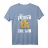 Motocross Dirt Bike Like Father Like Son Fathers Day Gift - Cool Retro Vintage Design für Motorrad- und Enduro-Fans