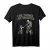 Like Father Daughter Dirt Bike T-Shirt – Perfektes Matching Outfit für Motocross Fans & Dirt Bike Rider Eltern & Kinder, ideales Geschenk zu Geburtstagen, Weihnachten & Motorsport-Events