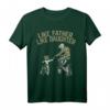 Like Father Daughter Dirt Bike T-Shirt – Perfektes Matching Outfit für Motocross Fans & Dirt Bike Rider Eltern & Kinder, ideales Geschenk zu Geburtstagen, Weihnachten & Motorsport-Events