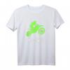 Grünes Motocross Dirt Bike Rider Jumping Motorcycle T-Shirt – Für Abenteuer im Gelände, Trails und Offroad-Fahrten