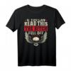 „If You Can Read This The Bitch Fell Off“ - Biker-Langarmshirt mit Rückendruck, lustiges Geschenk für Motocross-Biker zu jedem Anlass